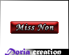 Miss No in french