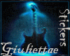 [G] Guitar Gibson blue