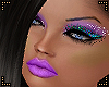 purple Makeup Real head