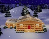 Holiday Winter Log Cabin