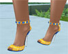 YellowBlue Heels