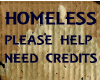 HOMELESS SIGN