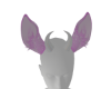 pink and white ears