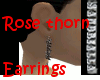 Rose Thorn Earrings