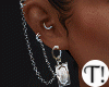 T! Silv Chain Earrings
