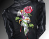 leather rose jacked