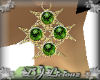 DJL-Earrings EmeraldGold