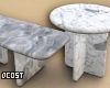Marble Chair & Table