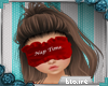 ♥ Red Silk Nap Mask