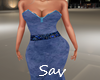 Slinky Velvet-Blue