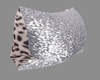 Silver Cheetah Pillow