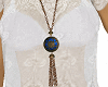 TF Brass & Blue Necklace