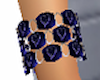 blue hearts bracelet