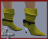 Green Suede Ankle Boots