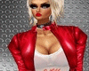 DL RED JACKET white top