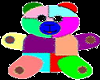 coloured teddy