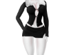dress black   fur