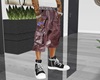 $ Wine Leather Jorts