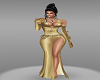 KR3 Gown gold shoes