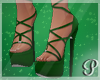 Aria Green Heels