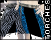 BlueLeopard&Zebra Skirt