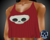 Red Tank With Skull