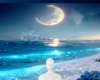 Beach sparkle background
