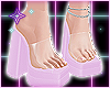 🖤Clear Lilac Sandals