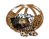 leopard cudling  chair