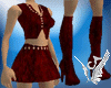 Lady In Red Outfit