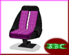 Black & Pink XO Chair