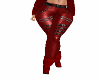 red rl lether pants