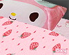 ♡ strawberry bed