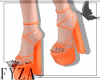 F❥ Orange Cleo Shoes