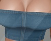 ♥ Denim Crop Top