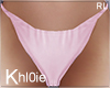 K pink bikini bottoms