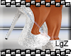 LgZ-Brilho White Pumps