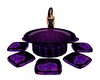 Purple Rose Chat Table