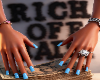 𝒟♢ Sky Blue Nails