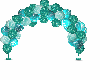 Teal Wed/Balloon Arch