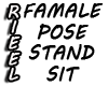 Pose stand and sit FM