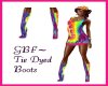 GBF~Tie Dyed Boots
