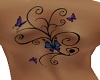 back butterflys tattoo