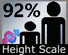 Height Scale 92% M