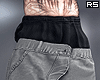 金 Grey Baggy Cargo