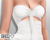 K|Ruche White Dress