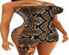 Snake Skin Mini Dress