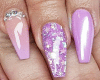 Soft Purple Nails