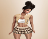 Spring Plaid Tan-R