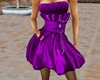 Bell Purple Short Dress